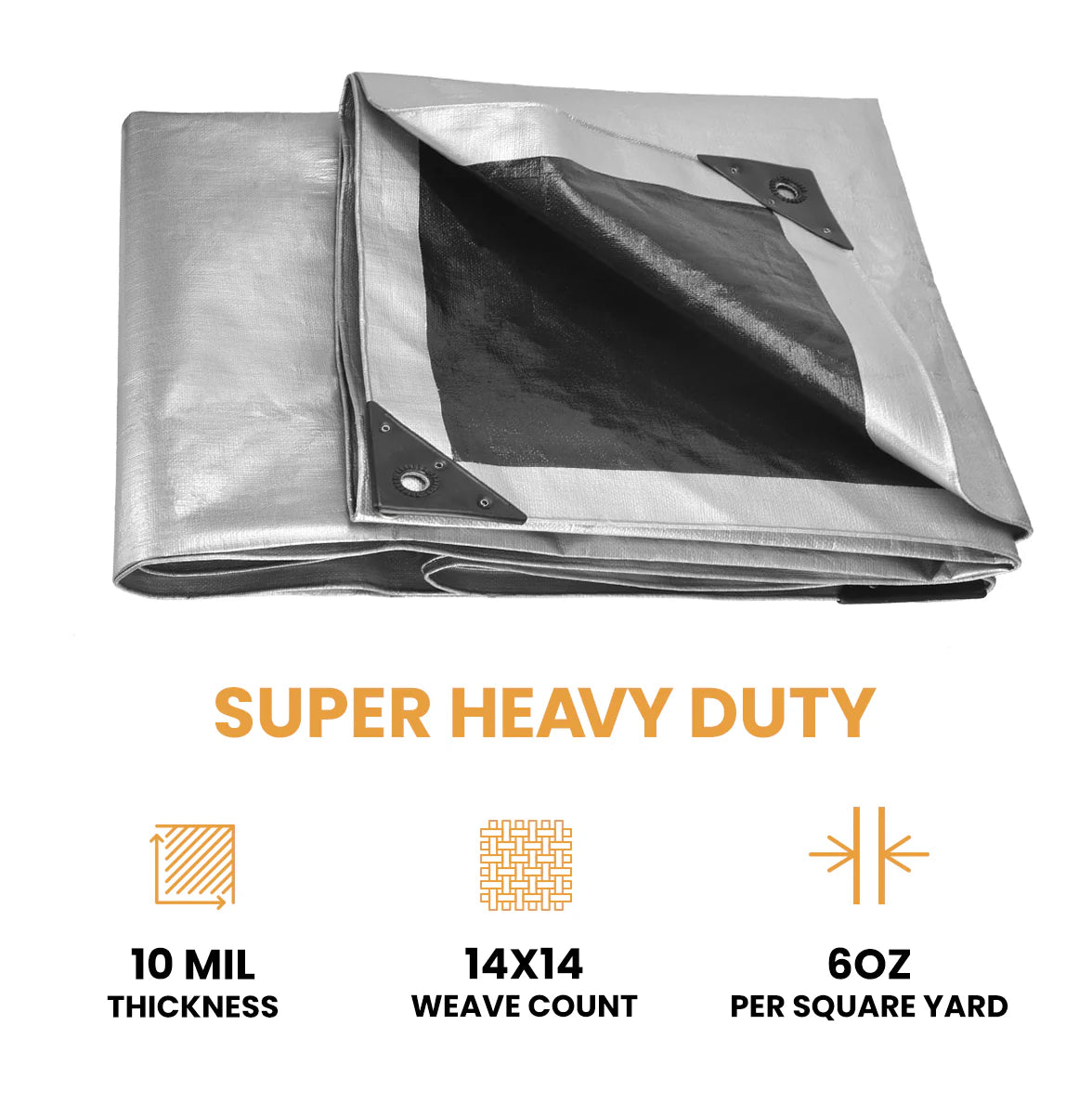 Heavy Duty Poly Tarp 10 Mil