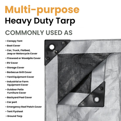 Heavy Duty Poly Tarp 10 Mil