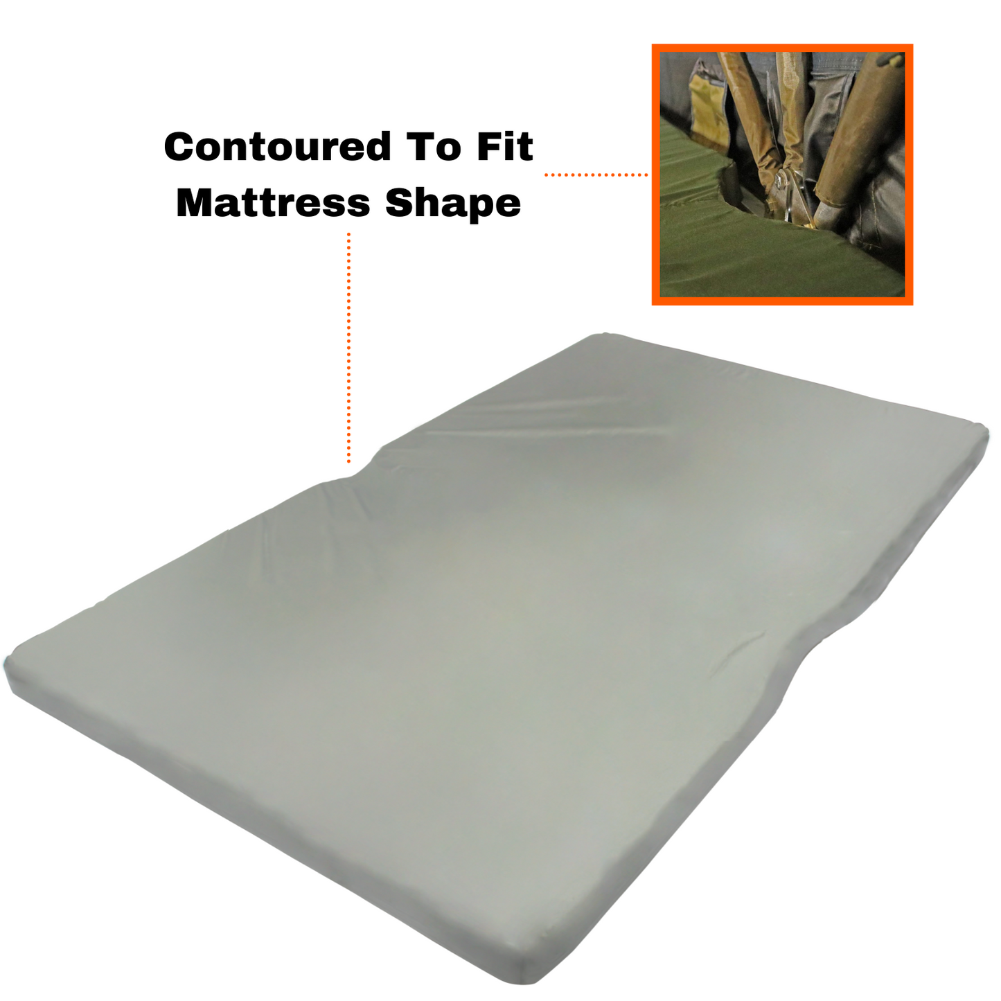 Soft Shell Mattress Fitted Sheet 62" Water Resistant (Similar to 230SHSS62G)