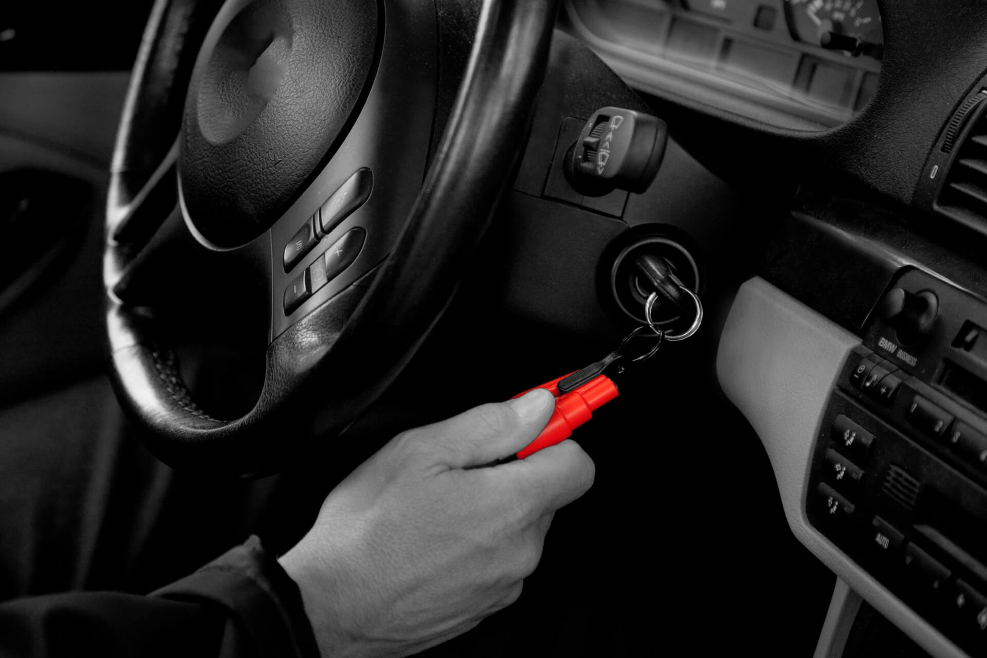 Resqme Keychain Car Escape Tool - Red (12 Units)