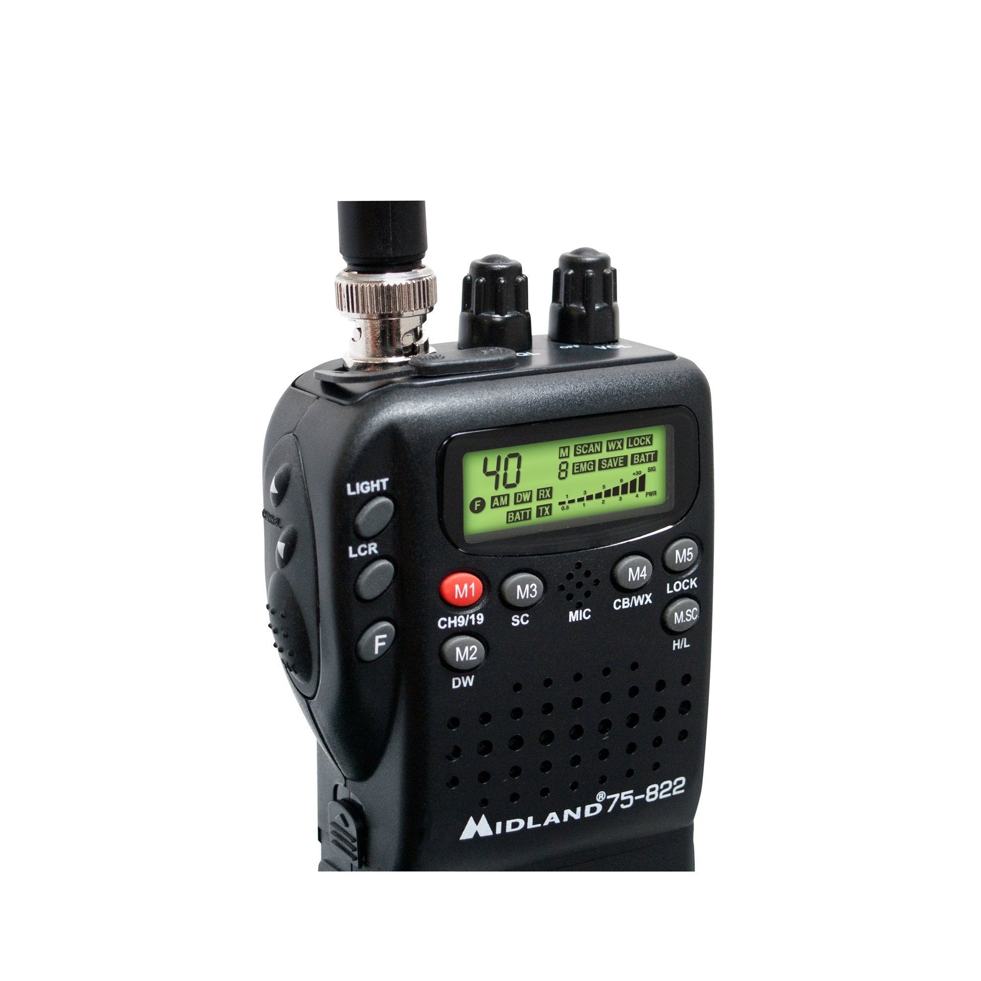 Midland "2 n 1" 40 Channel Hand Held with Mobile Adaptor