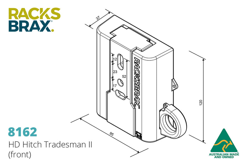 Racksbrax HD Hitch Tradesman II