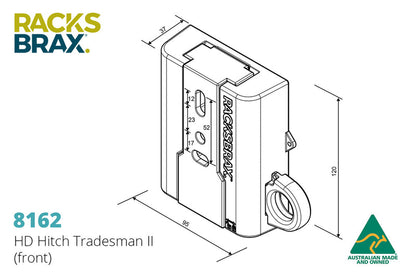 Racksbrax HD Hitch Tradesman II