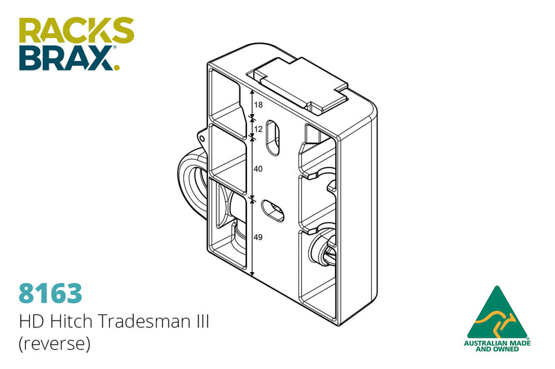 Racksbrax HD Hitch Tradesman III