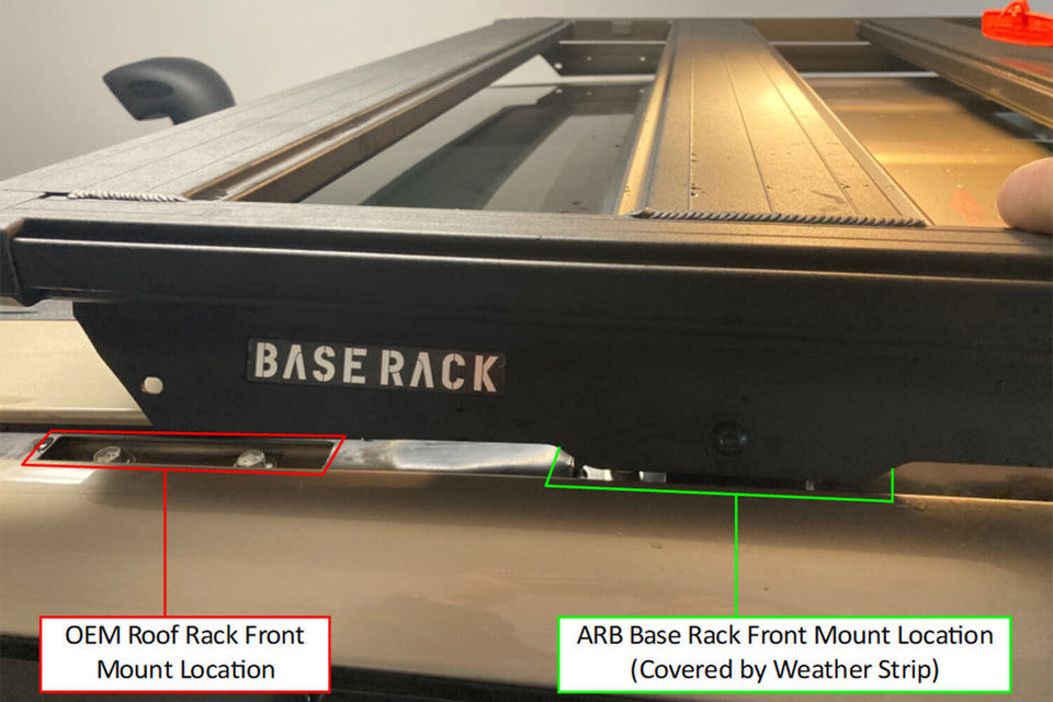 Base Rack Kit with Mount and Deflector 72x5