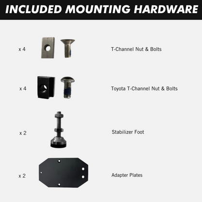 RinseKit Rack Shower Adapter Brackets