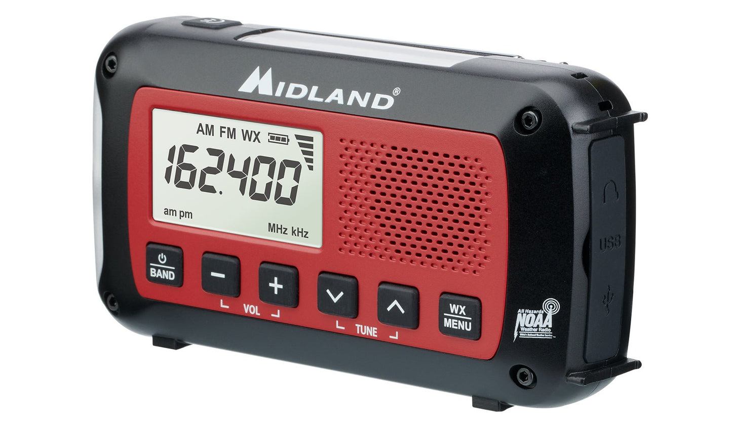 Midland Emergency Crank Weather Alert Radio