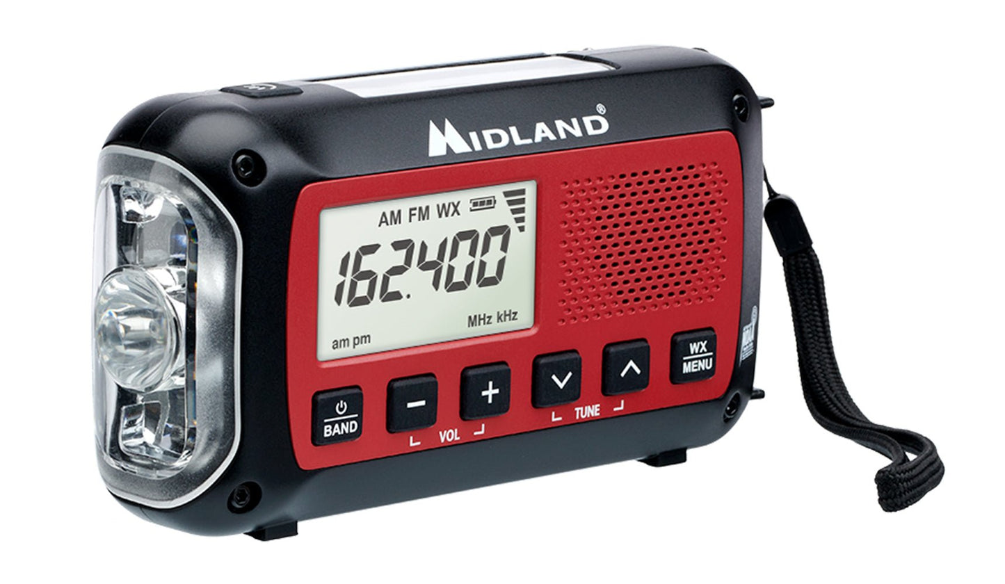 Midland Emergency Crank Weather Alert Radio