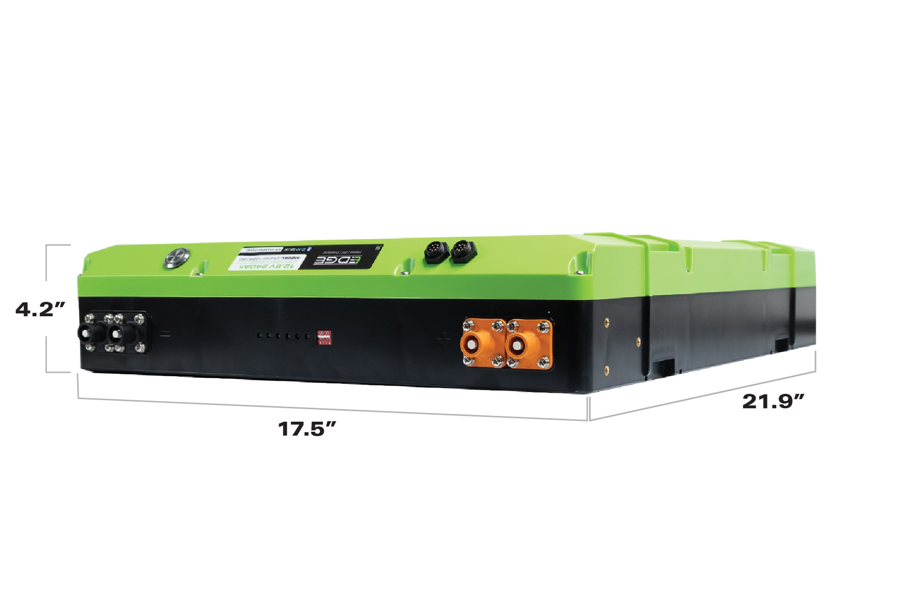 E360 12.8V 240Ah Edge LiFePO4 Deep Cycle Battery. Includes Bluetooth, CANBus, and VHC Internal Heating. [A]