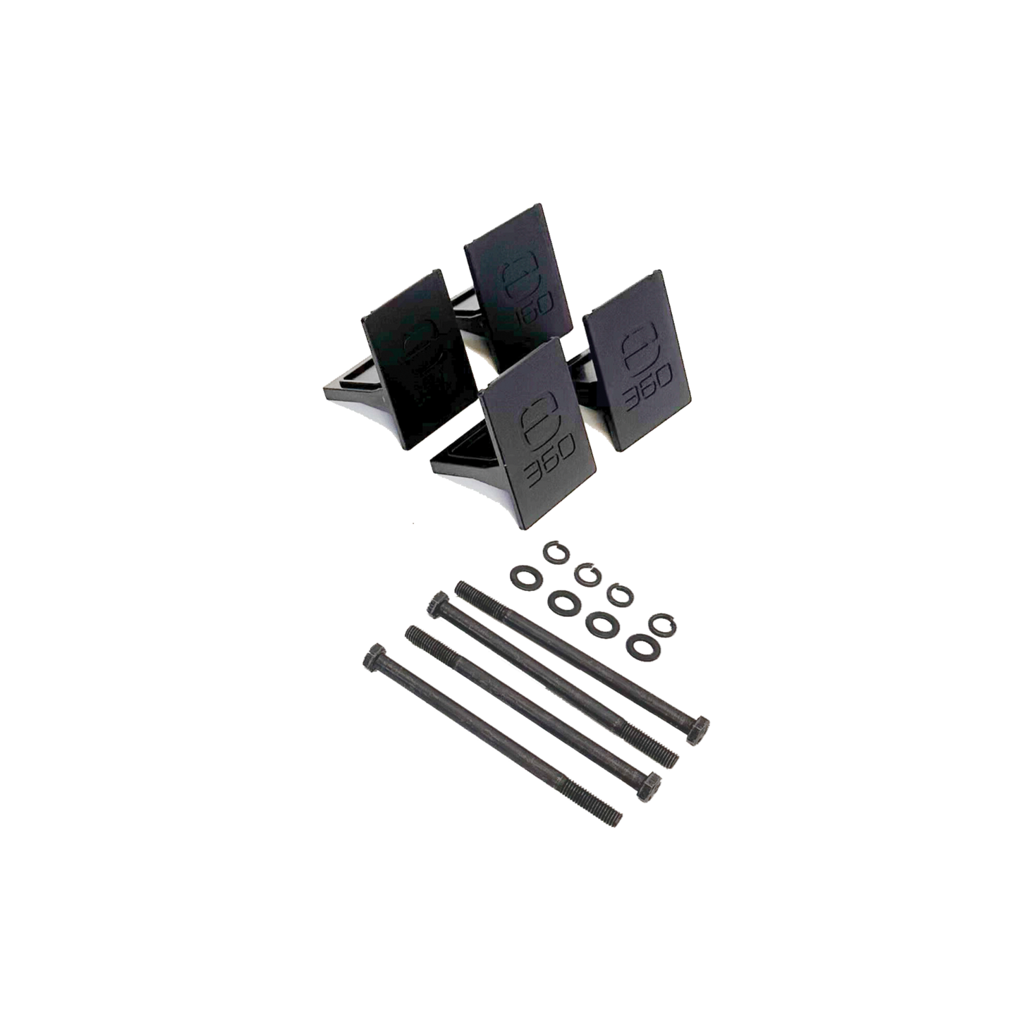 E360 EX2 2-Battery Tie Down Add-On Kit. Compatible with EX2 Edge series batteries. An EX2 base mounting kit is required for any Add-On kit. 
 [A]