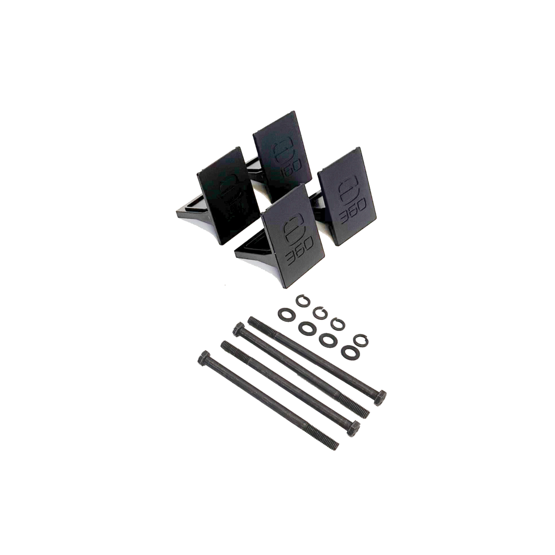 E360 EX2 2-Battery Tie Down Add-On Kit. Compatible with EX2 Edge series batteries. An EX2 base mounting kit is required for any Add-On kit. 
 [A]