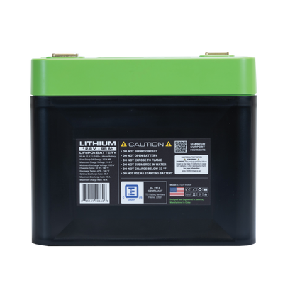 E360 12.8V 80Ah G24 High-Density LiFePO4 Deep Cycle Battery [C]