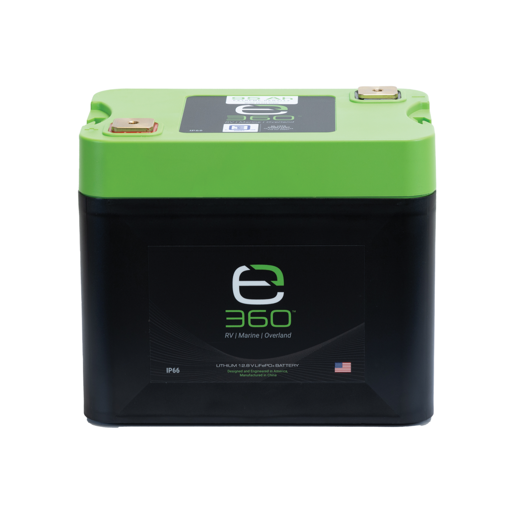 E360 12.8V 95Ah G24 Extreme-Density LiFePO4 Deep Cycle Battery [B]