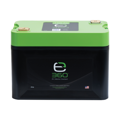 E360 12.8V 100Ah G27 High-Density LiFePO4 Deep Cycle Battery [A]