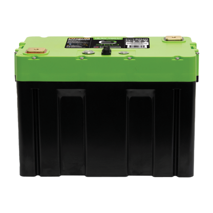 E360 Group 27 12V 100Ah Deep Cycle LiFePO4 Battery with Bluetooth, CAN Bus, and VHC (Vertical Heat Conduction) Internal Heating. [A]