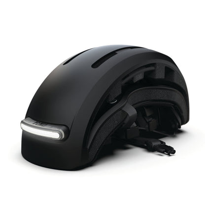 JackRabbit FEND Super Helmet + Lights Medium Black