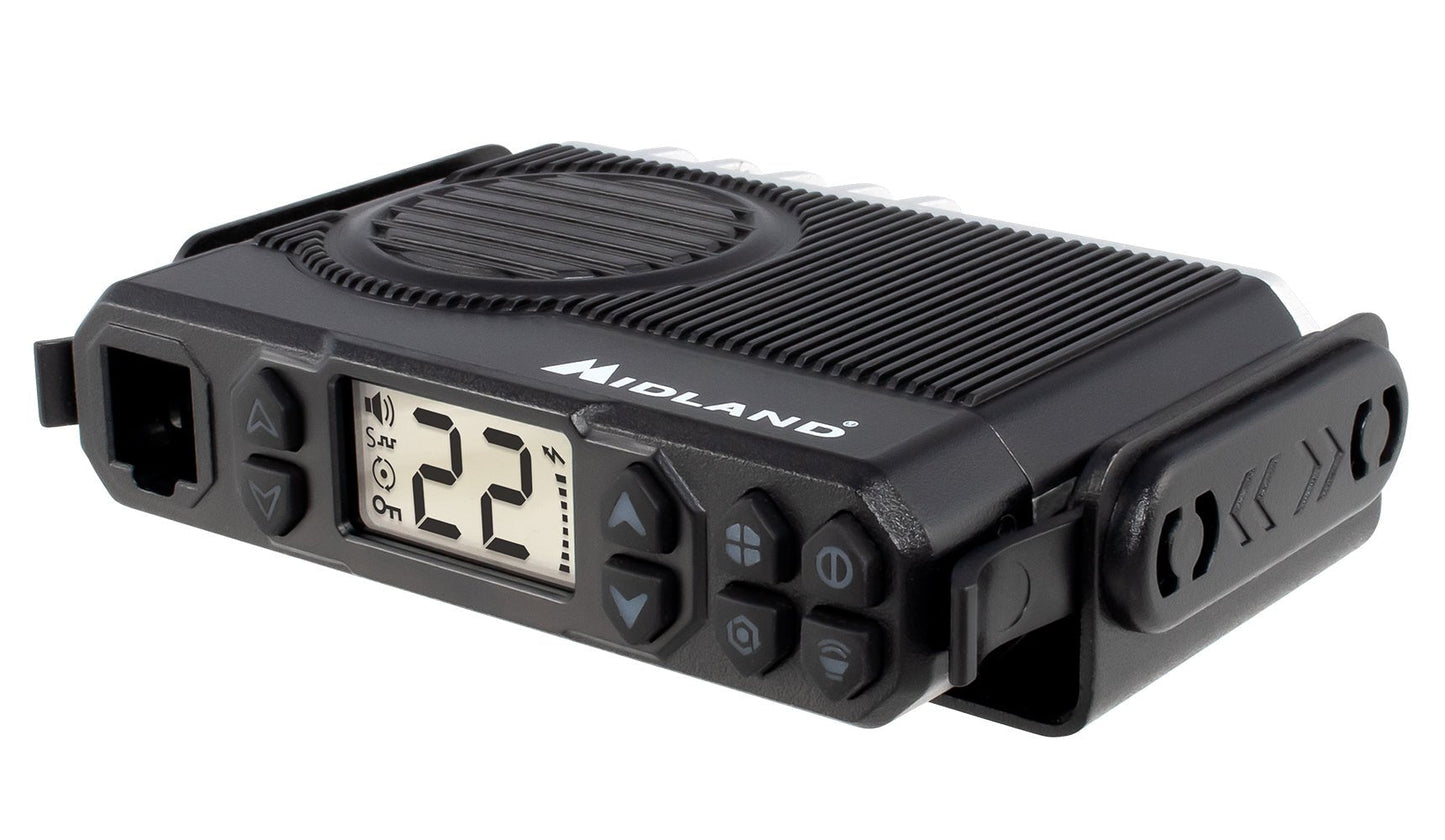 Midland Micro Mobile 5 Watt GMRS Radio with Weather and Magnetic Mount Antenna