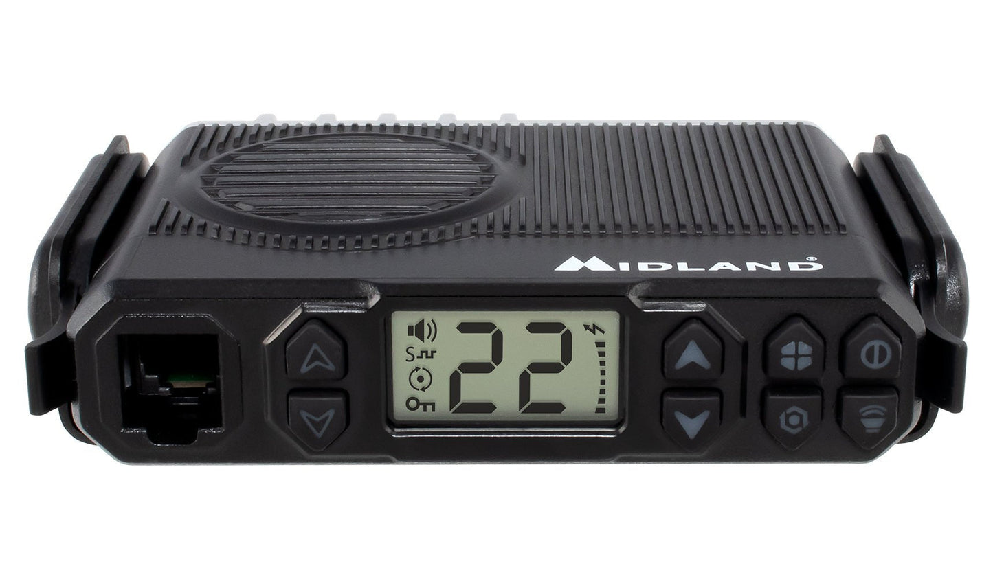 Midland Micro Mobile 5 Watt GMRS Radio with Weather and Magnetic Mount Antenna