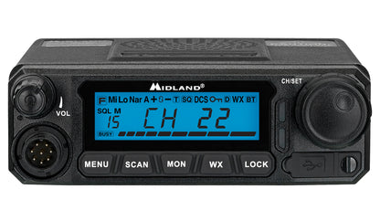 Midland Micro Mobile 50 Watt GMRS Radio with Magnetic Mount Antenna (MXT500)