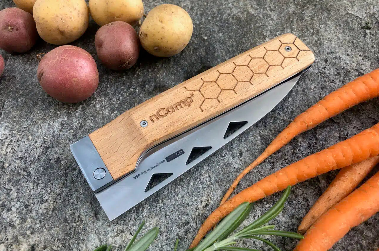 nCamp Premium Chef-style Food Prep Knife