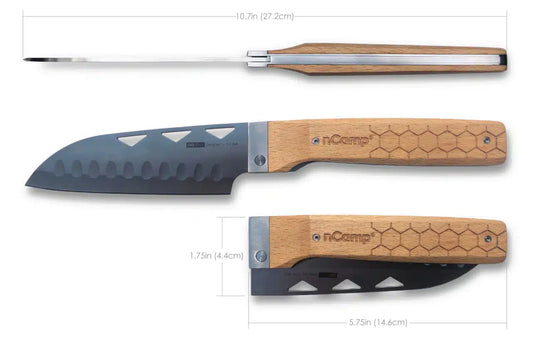 nCamp Premium Santoku-style Food Prep Knife