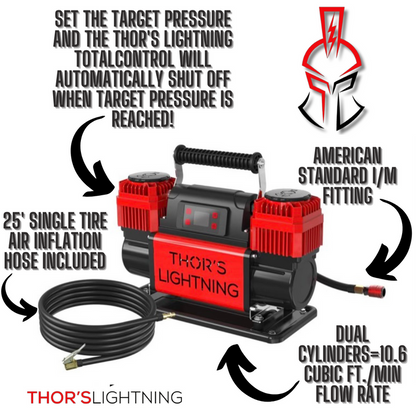 Thor's Legendary Lightning Bolt TotalControl True Dual Air Compressor