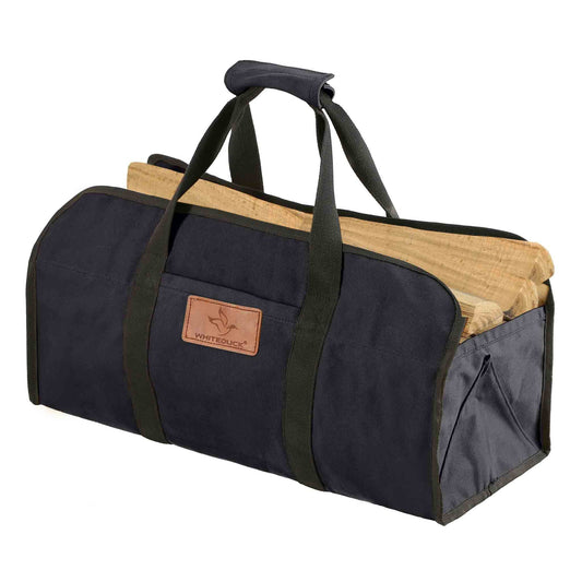 Canvas Firewood / Log Carrier - Tote Shaped