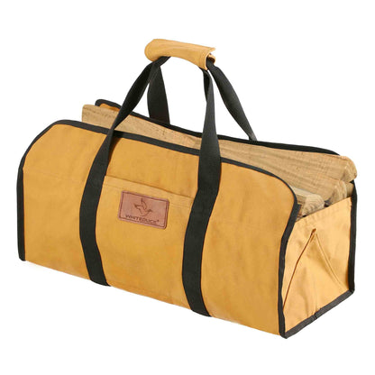 Canvas Firewood / Log Carrier - Tote Shaped