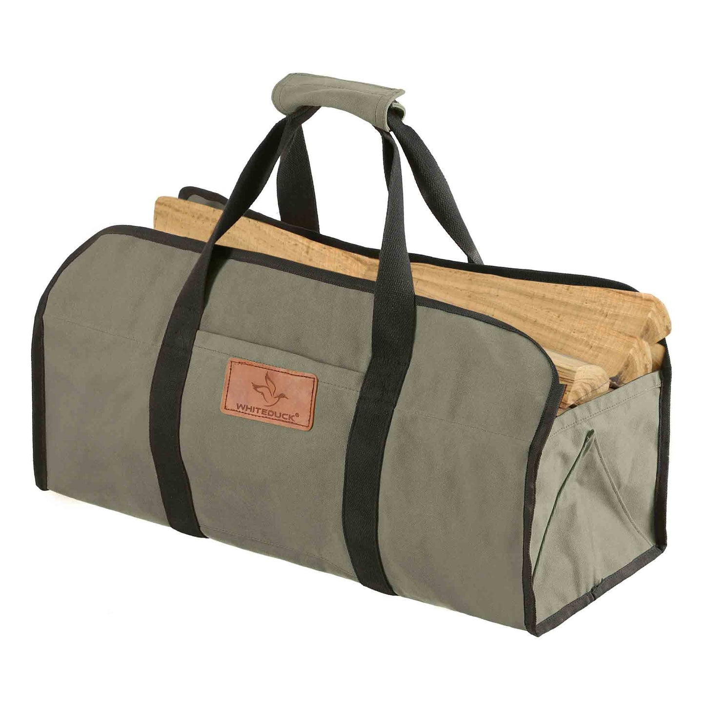 Canvas Firewood / Log Carrier - Tote Shaped