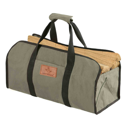 Canvas Firewood / Log Carrier - Tote Shaped