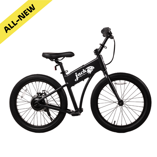 JackRabbit OG2 - Lightweight & Compact Micro eBike, Black