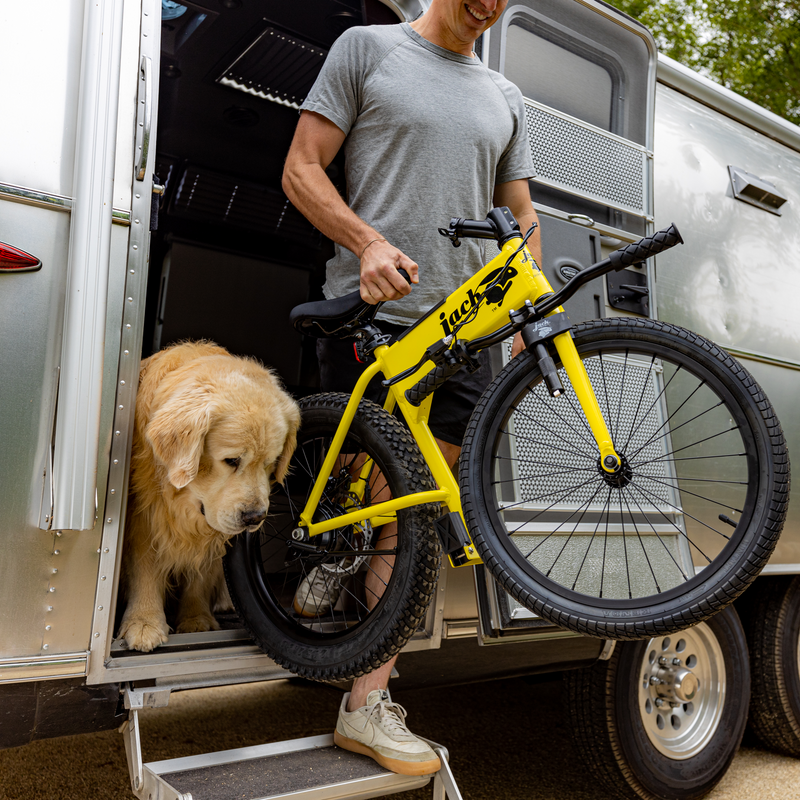 JackRabbit OG - Lightweight & Compact Micro eBike, Yellow