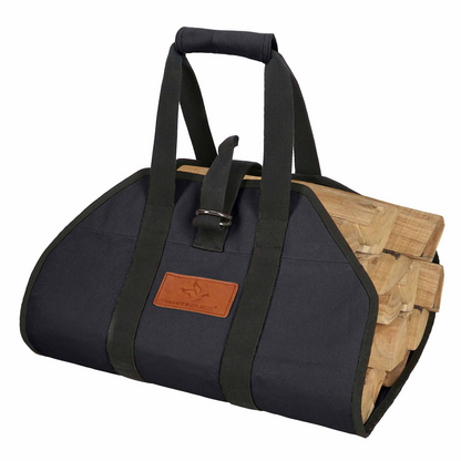 Canvas Firewood / Log Carriers - Diamond Shaped