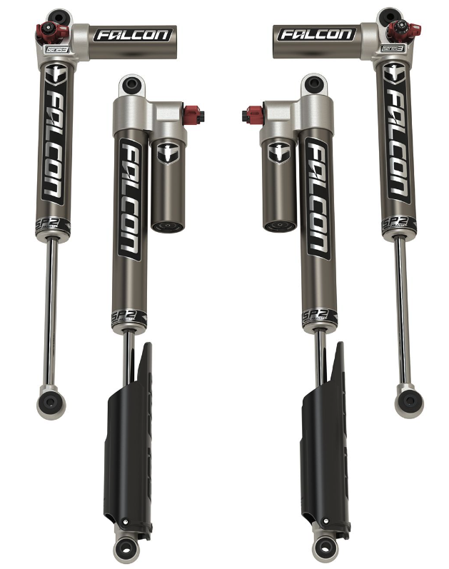 Teraflex JT: Falcon SP2 3.3 Fast Adjust Piggyback Shock Kit (3.5-4.5" Lift Long-Travel)