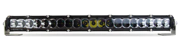 Heretic 6 Series Light Bar - 20 Inch: Black Bezel | Stainless Bolts | Combo Reflector | Clear Lens