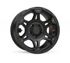 Teraflex Loaded Nomad Split Wheel with Center Cap, Plus and Valve Stem Housing / Black 5x5, -12 Offset