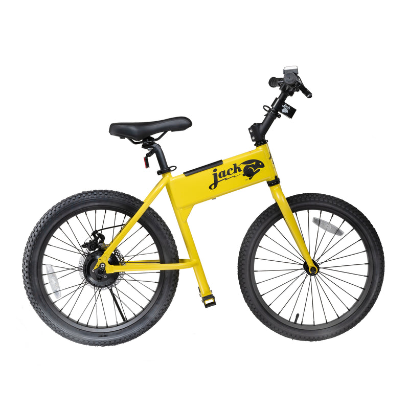 JackRabbit OG - Lightweight & Compact Micro eBike, Yellow