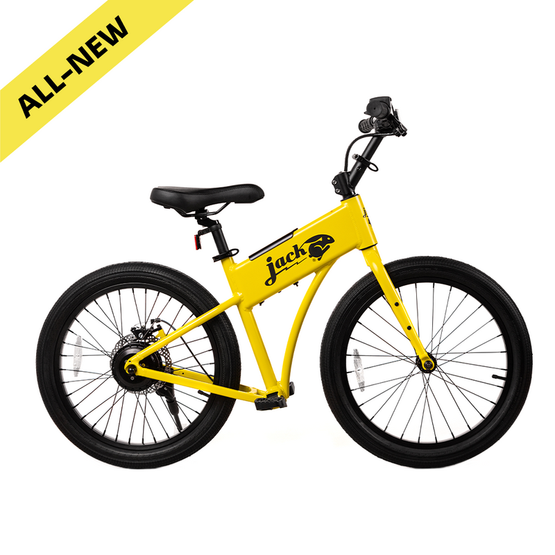 JackRabbit OG2 - Lightweight & Compact Micro eBike, Yellow